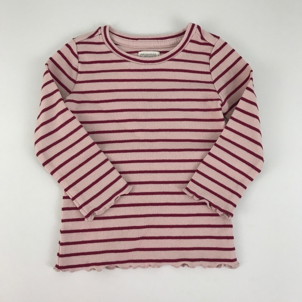 Gymboree Pink Striped  shirt‎ 12-18m NWT